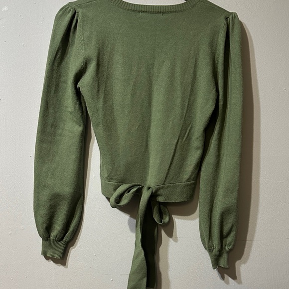 Miami Green Long Sleeve Blouse - Picture 3 of 3